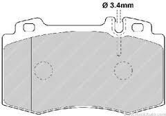 ΤΑΚΑΚΙΑ ΦΡΕΝΩΝ ΕΜΠΡ. 0034205820ΜΒ M/S Eclass W211 (Brembo)