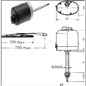 ΜΟΤΕΡ ΥΑΛΟΚΑΘΑΡΙΣΤΗΡΑ 12V ΤΡΑΚΤΕΡ