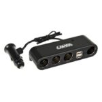 ΑΝΤΑΠΤΟΡΑΣ ΑΝΑΠΤΗΡΑ 4 ΘΕΣΕΩΝ + 2 USB 12-24V