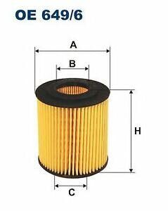 ΦΙΛΤΡΟ ΛΑΔΙΟΥ ΟΕ649/6 (HU815/2X) BMW (E46-E90-E91)