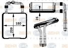 ΨΥΓΕΙΟ ΚΑΛΟΡΙΦΕΡ 8FH351311-191 E-CLASS W211