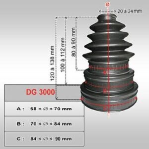 ΦΥΣΟΥΝΑ ΗΜΙΑΞΩΝΙΟΥ ΣΕΤ Γ.ΧΡ. ΓΙΑ ΙΧ DG3000B (MC1635)