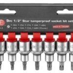 FORCE ΣΕΤ ΚΑΡΥΔΑΚΙΑ 1/2 TORX ΜΕ ΤΡΥΠΑ 9ΤΕΜ 40913T