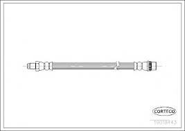 ΣΩΛΗΝΑΣ ΦΡΕΝΩΝ ΕΜΠΡ. RENAULT CLIO-TWINGO 254mm